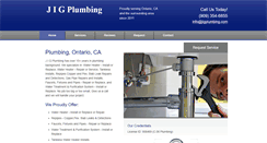 Desktop Screenshot of jigplumbing.com