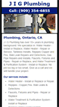Mobile Screenshot of jigplumbing.com
